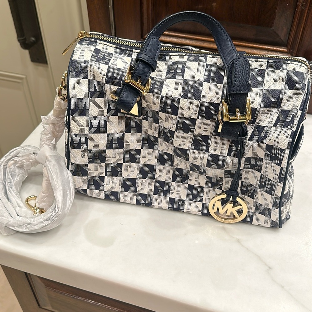 Michael Kors Checkered Handbag